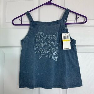 Love Tribe Blue Denim Tank junior brand .
